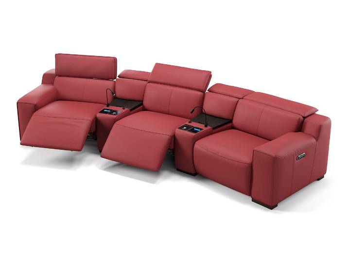 Leder Kinocouch LORETO Relaxsofa