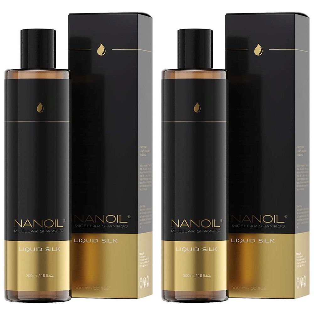 Nanoil Liquid Silk Micellar Shampoo x2 2x300 ml