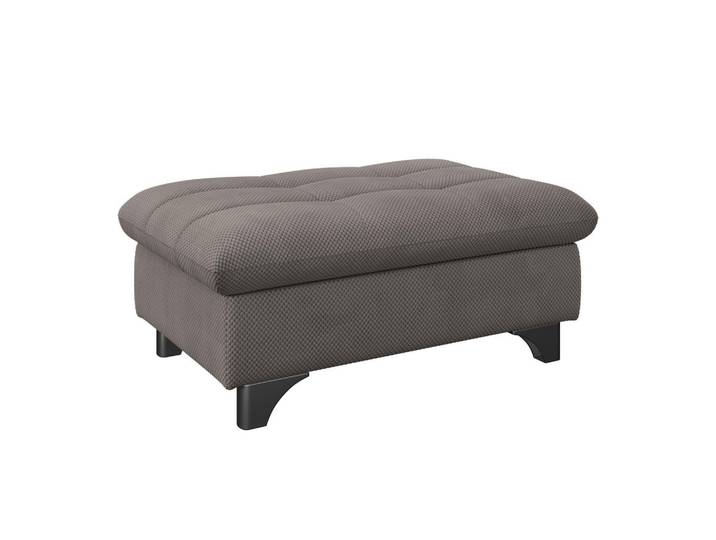 Livetastic Hocker, Braun, Metall, quadratisch, 108x46x108 cm, Stoffauswahl, Wohnzimmer, Hocker, Sitzhocker