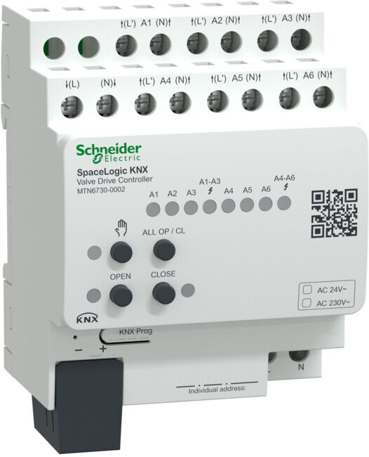 Schneider Electric Actionneur de commande de vanne SpaceLogic KNX MTN6730-0002 (MTN6730-0002)