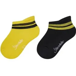 STERNTALER Sneaker Socken 2er-Pack Ringel, Größe 26 in Gelb Gelb