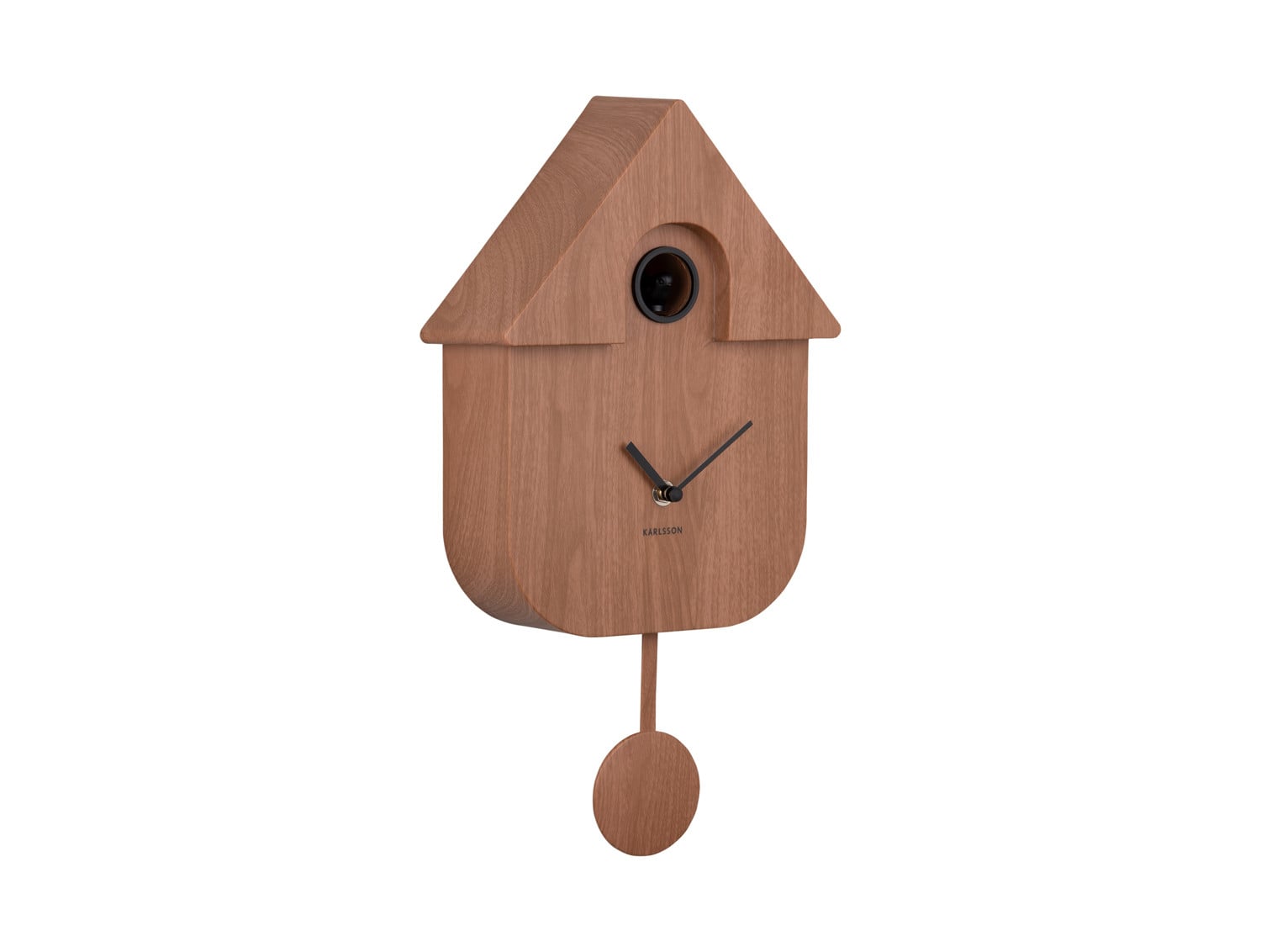 Karlsson Modern Cuckoo Wandklok - Bruin