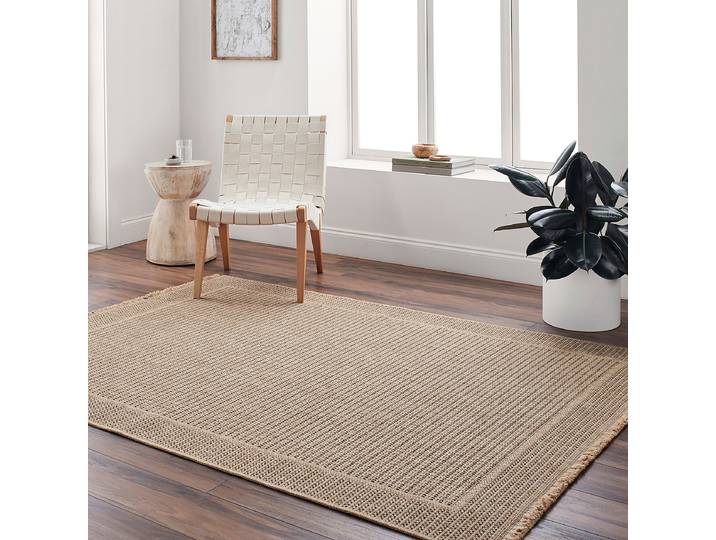 Tapis d'extérieur Benton Beige/Beige/Noir Polypropylène 160 x 213cm