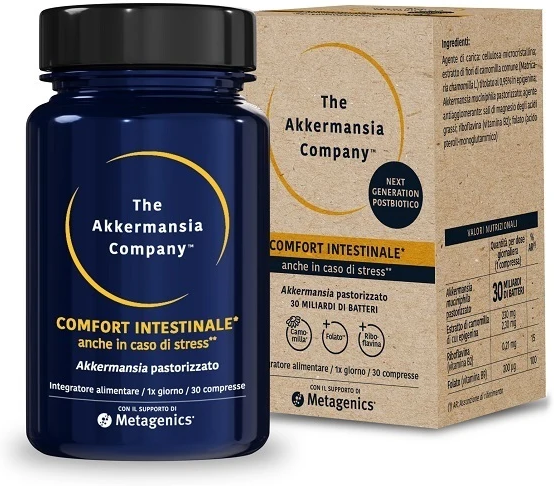 METAGENICS BELGIUM bvba The Akkermansia, Comfort Intestino, 30 compresse