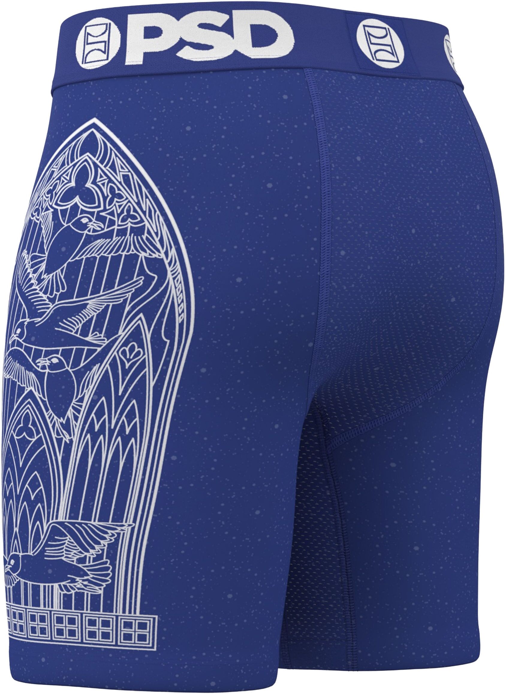Boxershorts PSD "CONVICTION Herren", Herren, Gr. XXL, blau (multi), 88% Polyester, 12% Elasthan, Unterhosen