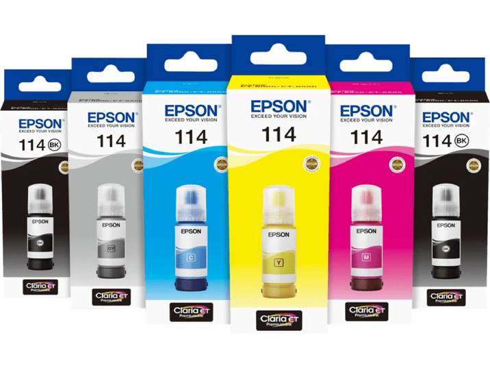 Epson 114 Inktflesje 6-kleuren bundel