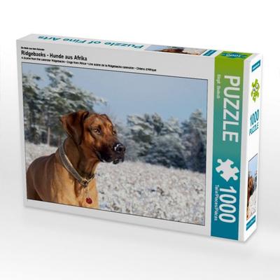 CALVENDO Puzzle Ein Motiv aus dem Kalender Ridgebacks - Hunde aus Afrika | 1000 Teile Lege-Größe 64x48cm Foto-Puzzle für glückliche Stunden
