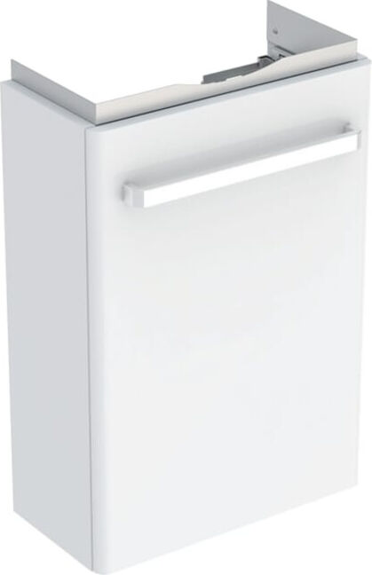 Geberit Meuble sous-lavabo Renova Compact 40,8x60,5x23,1cm, 1 tiroir, k, blanc/laminé brillant (501924011)