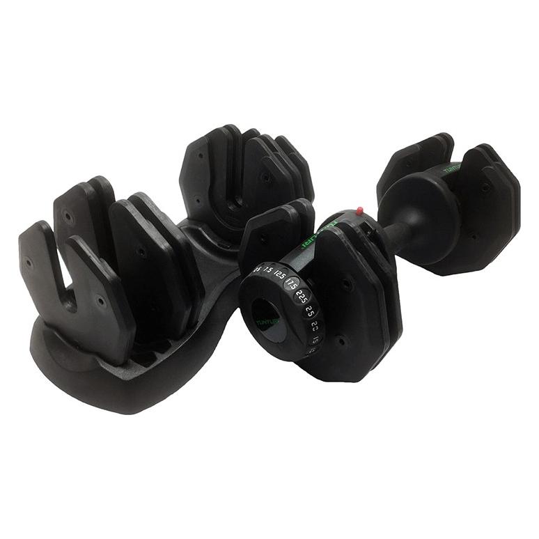 Tunturi Selector Kurzhantel - verstellbare Kurzhanteln (1 x 2.5 kg - 25 kg) (14TUSCL383)