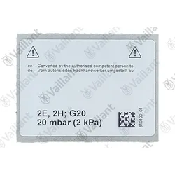 Vaillant Aufkleber 0010047555