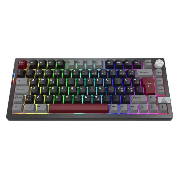 Montech Mkey PRO 75% - Darkness Gateron G Pro 3.0 Brown - Nordic - Black/Red (DE, Kabelgebunden) (MK PRO 75 DB_ISO)