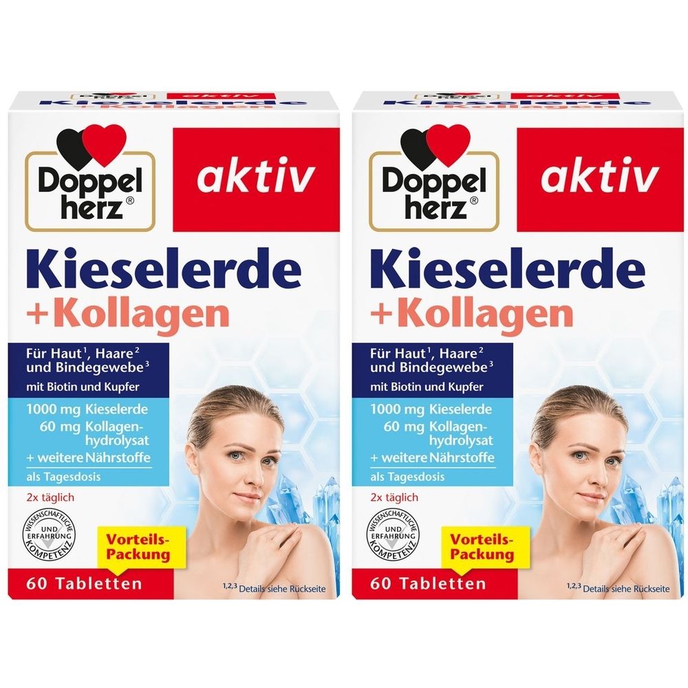 Doppelherz Kieselerde+Kollagen Tabletten 2x 2x60 St