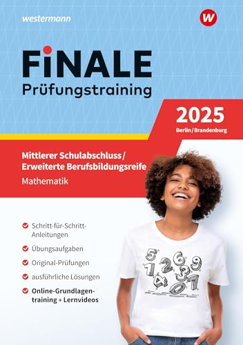 Bernhard Humpert - FiNALE - Prüfungstraining Mittlerer Schulabschluss, Fachoberschulreife, Erweiterte Berufsbildungsreife Berlin und Brandenburg: Mathematik 2025 Arbeitsbuch mit Lösungsheft und Lernvideos - Preis vom 09.10.2026 07:28:09 h