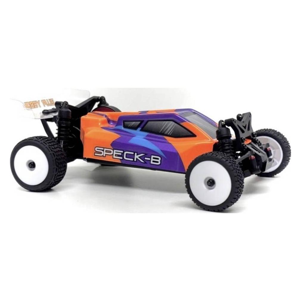 Absima Hobby Plus 1:24 2WD Buggy "Speck-B" RTR (Razor Orange) + Case Orange Brus (RTR Ready-to-Run) (HBP2410250-C2-Case)