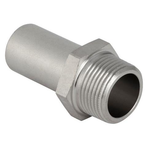 Geberit Mapress Übergang Edelstahl 22x3/4 Nippel/Nippel (Pressverbindung) (31936)