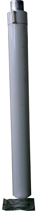 Wolf Luft-/Abgasrohr DN63/96 L:912mm 2600126 weiß