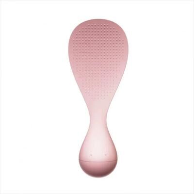 Inspire Select Food Grade Non Stick Tumbler Rice Spoon Self Standing Anti Spill Serving Spoon For Kitchen & Dining pink
