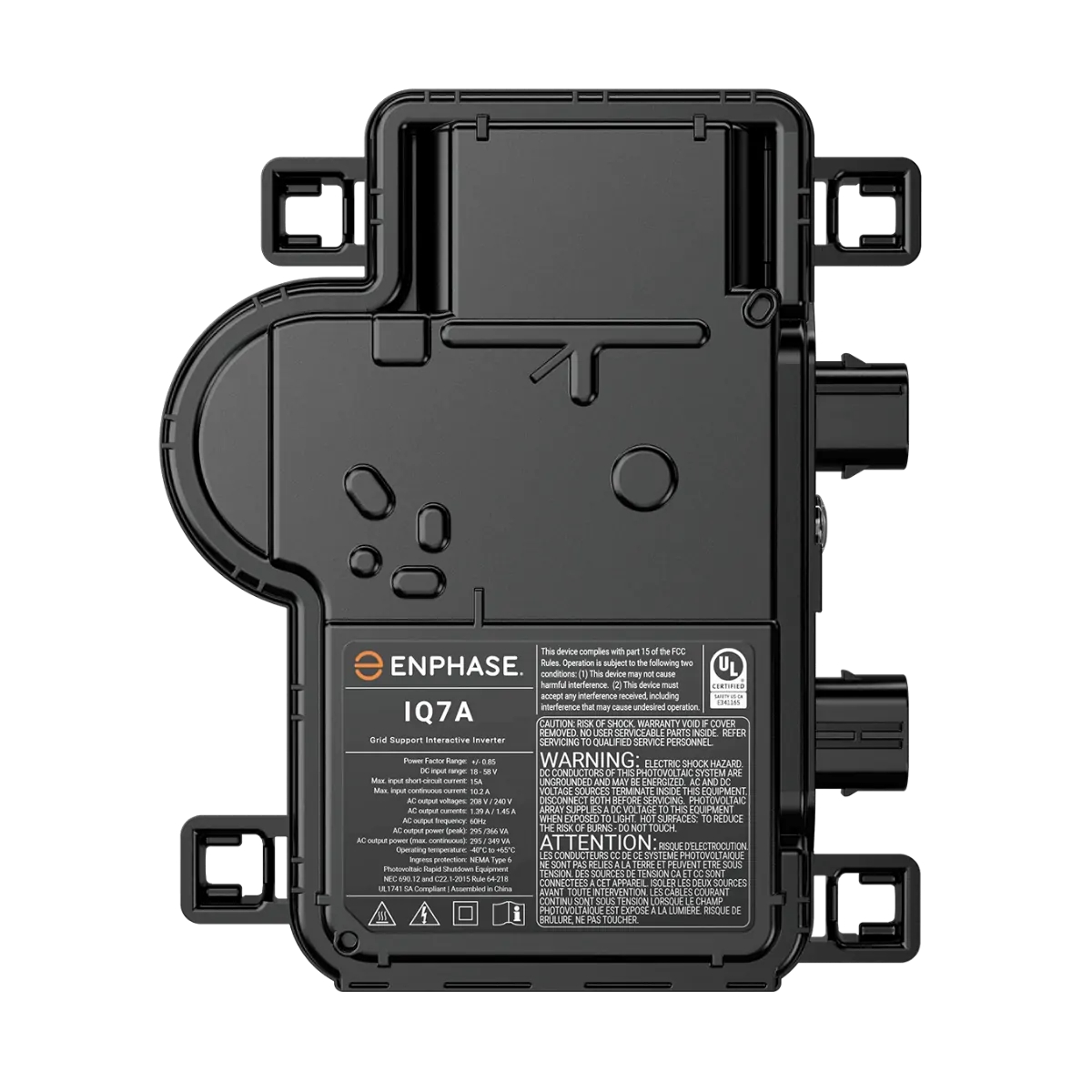 Enphase IQ7A-M Micro Wechselrichter 97 % CEC-Wirkungsgrad, 25 Jahre Garantie