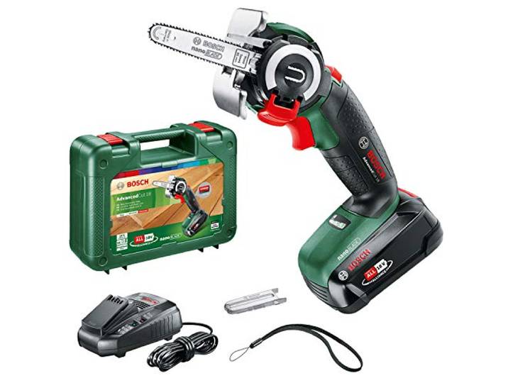 Bosch scie NanoBlade sans fil AdvancedCut 18 (1 batterie\, technologie NanoBlade\, système 18 volts\, dans un coffret)
