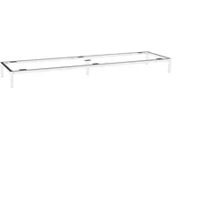 Gestell HARPER BELEM (BHT 135x13x38 cm) - silber - BHT 135x13x38 cm