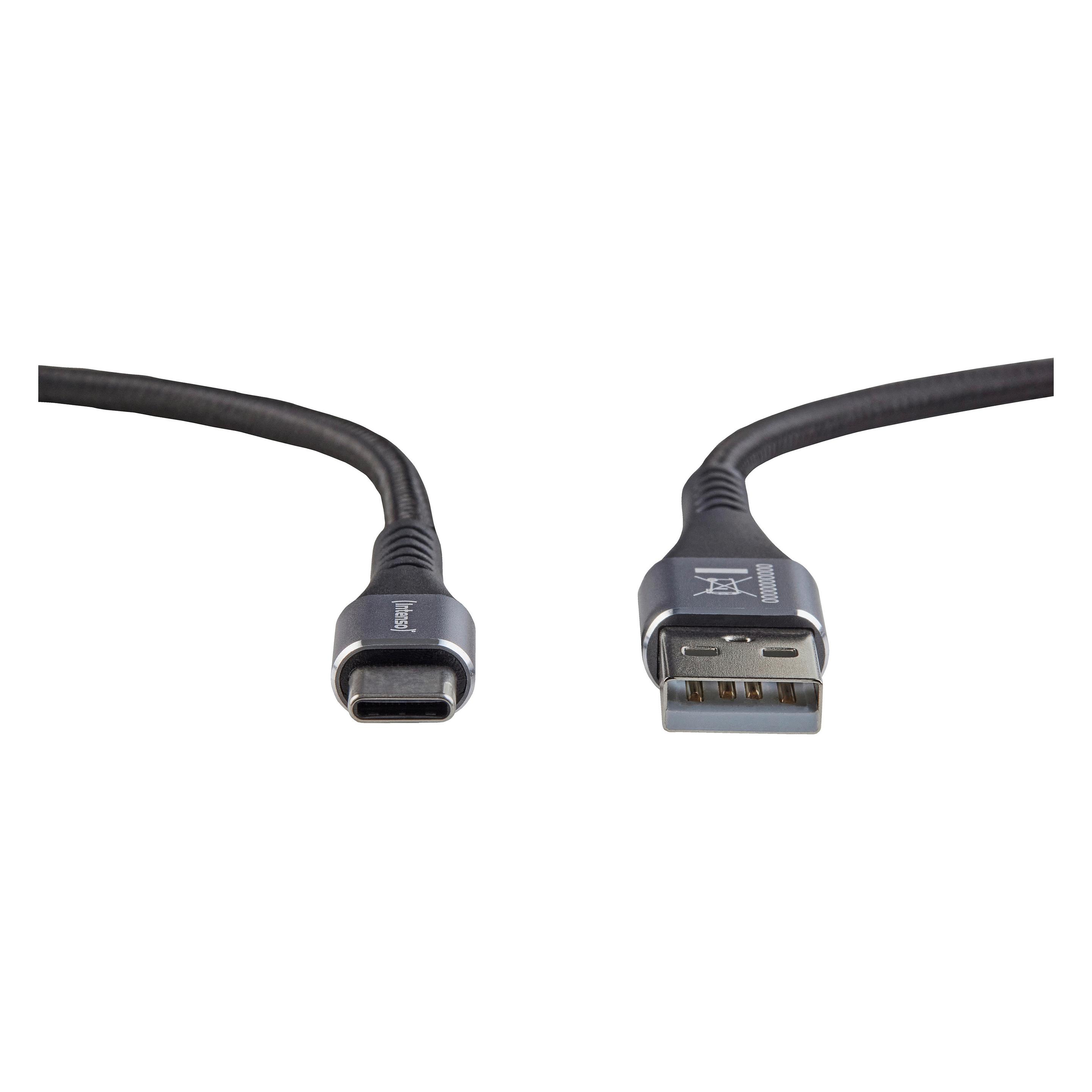 Intenso USB A - USB C (1.50 m, USB 2.0, 60 W) (7901100)
