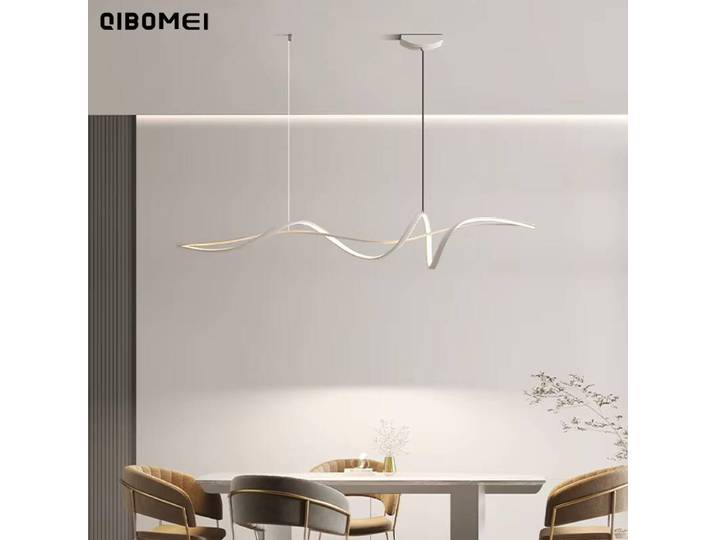 Led Restaurant Pendentif Lumières Nordique Moderne Créatif Bar Comptoir Table À Manger Longues Lustres Simple Maison Éclairage Intérieur Lampes
