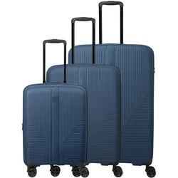 Travelite AIR STRIPE Kofferset L/M+S (erweiterbar) - Navy Koffer24