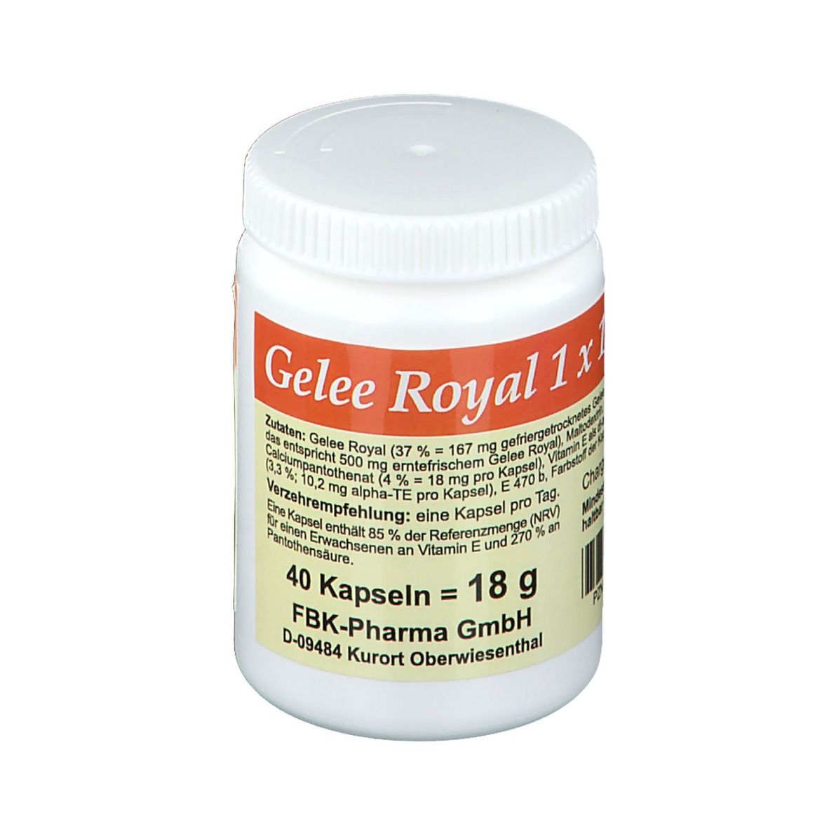 Gelee Royal 1x1 pro Tag Kapseln 40 St