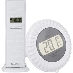 Technoline Funk- Poolthermometer WS 9069 mit zusätzlichem Außentemperatursender