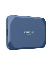 Micron Crucial X10 SSD verschlüsselt 1 TB extern tragbar USB 3.2 Gen 2x2 USB-C Steckverbinder 256-Bit-AES Matte Blue (CT1000X10SSD9)