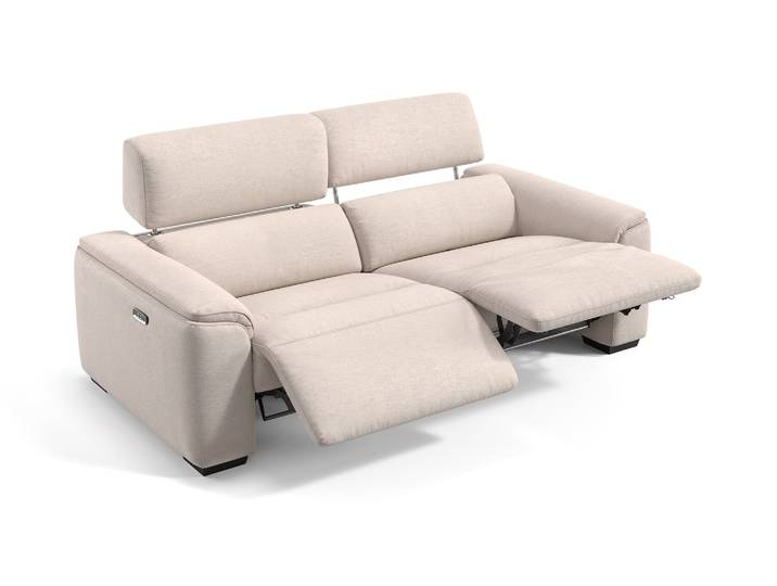 Stoff 3er Sofa CALVERA 3-Sitzer Stoffgarnitur Couchgarnitur Couch