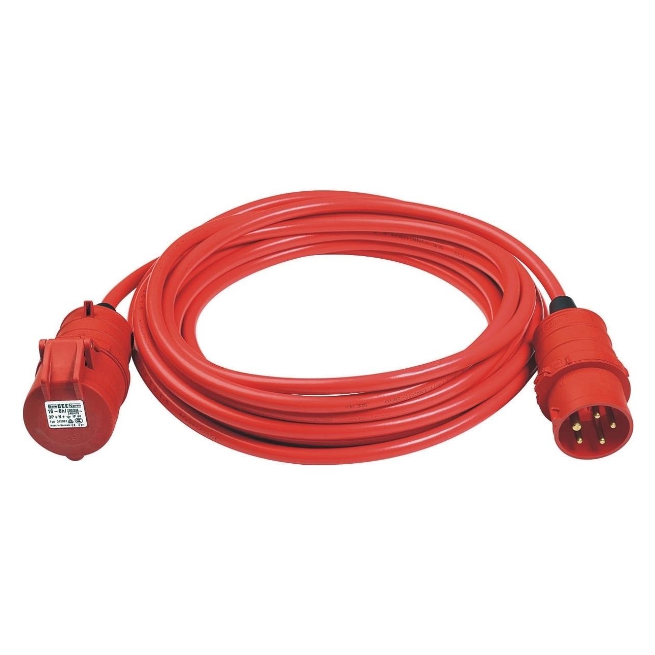 Brennenstuhl CEE Bremaxx Verlängerungskabel IP44 10m signalrot (10 m, CEE 7/4) (1168580)