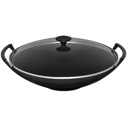 Le Creuset Wok 36cm/4,5l, Pfanne + Kochtopf, Schwarz