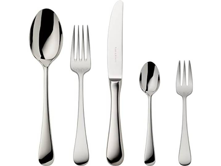 Robbe & Berking Como 5-teiliges Menübesteck (18/8 Edelstahl) rostfrei, spülmaschinenfest