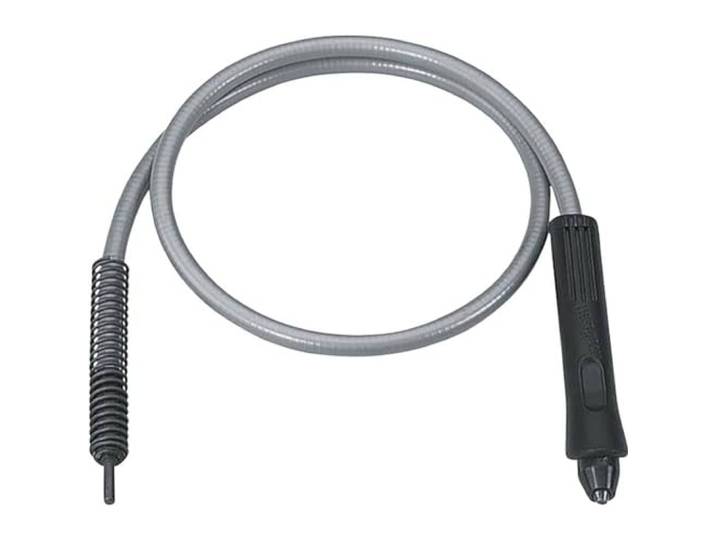 wolfcraft Buigzame as I 2230000 - Voor gecontroleerde en fijne schuurwerkzaamheden met de boormachine - Flexibele kabel voor maximale bewegingsvrijheid - 1.300 mm - Snelspan-boorhouder