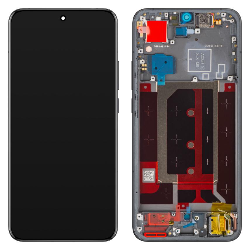 OPPO Display Unit fur Reno13 Pro, Graphite Grey (Display, Oppo Reno 13 Pro) (68954395)