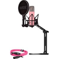 NT1 Signature +XLR-Kabel+Desktop Studio Arm , Mikrofon pink, Bundle