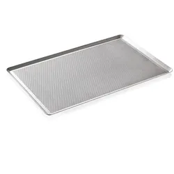 WAS Germany - Backblech, Perforierung 3 mm,  60 x 40 x 2 cm, Aluminium