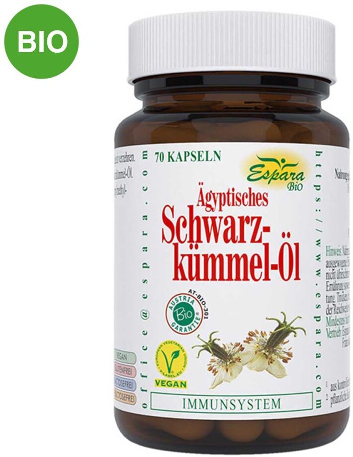 Schwarzkümmelöl Bio Kapseln 70stk
