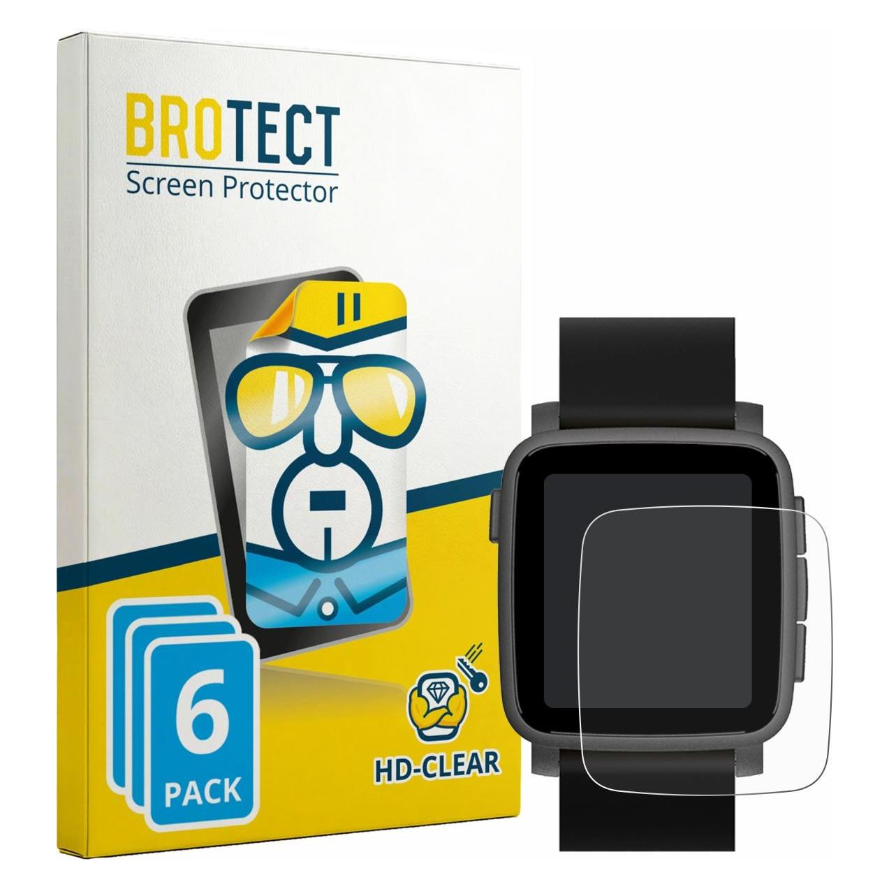 Brotect Schutzfolie für Pebble Time 2 2026 Displayschutz Displayschutzfolie Folie Klar Transparent (4262817)
