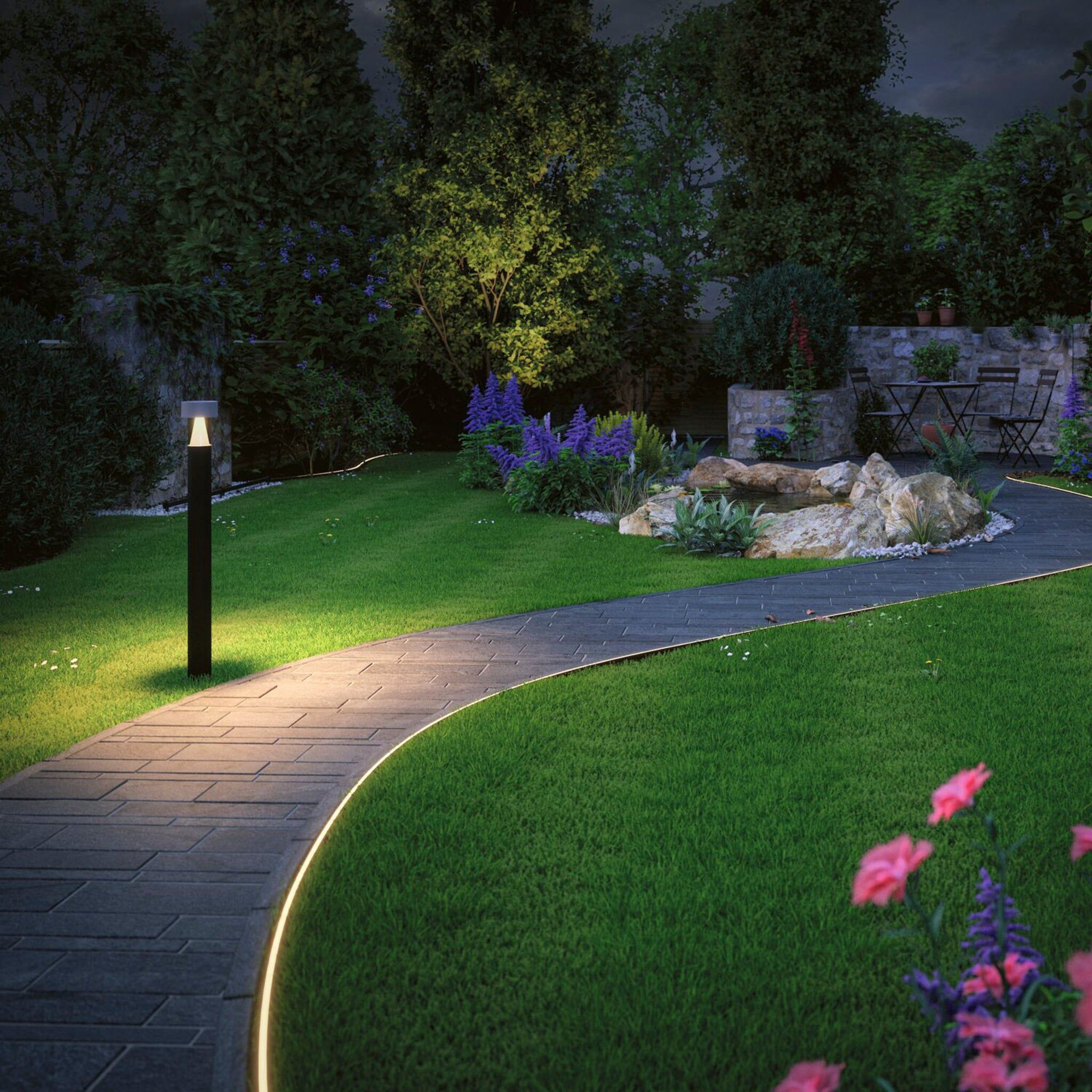 Paulmann - Plug & Shine Outdoor 31W LED Light Strip in Warm White
