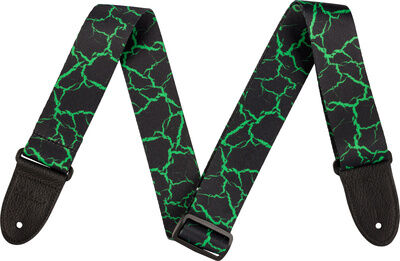 Jackson Poly Strap Green Crackle Schwarz und Grün