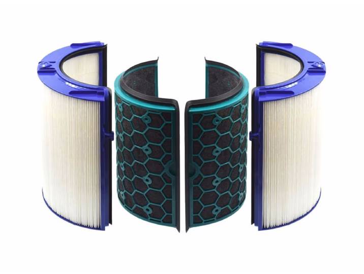 Genric Filter Ersatz-HEPA-Filter für Dyson mit Glasfasern und Aktivkohle (969048-03) Fliter für Luftreiniger – Klimageräte Zubehör – schwarz / weiss