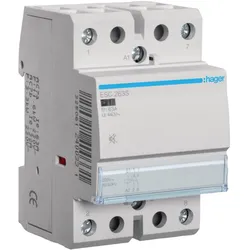 Hager ESC263S Installationsschütz brummfrei 63A 2 Schließer 230V