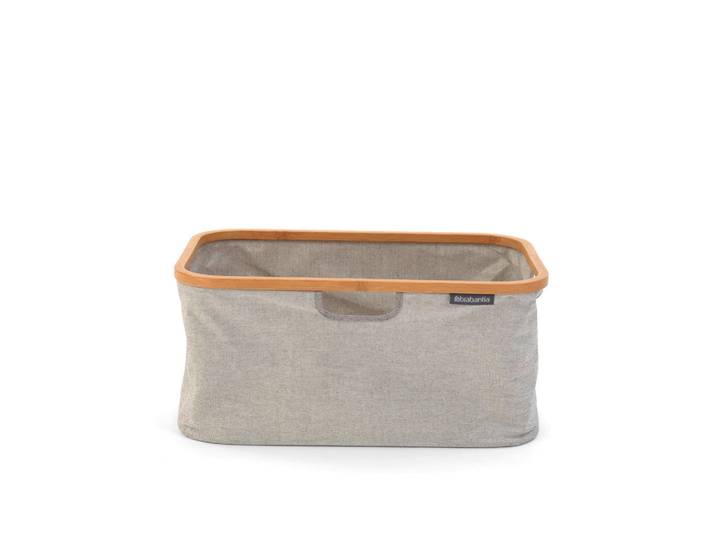 Brabantia Wäschekorb, Grau, 40 l, rechteckig, 54x26.5x36 cm, Tragegriffe, zusammenfaltbar, Haushalt & Reinigung, Wäschepflege, Wäschekörbe & Wäschetonnen