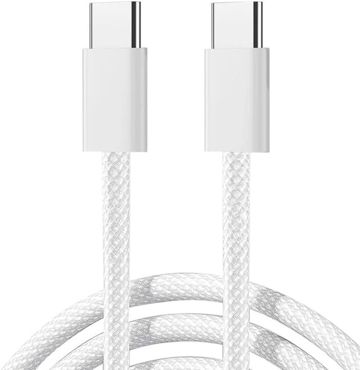 Cable USB geflochten Typ C auf Typ C 1M   Laden und Daten Hochgeschwindigkeit Universal