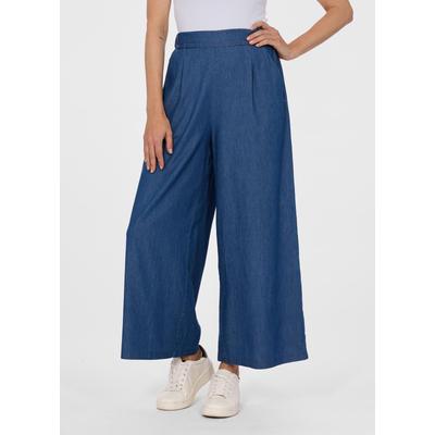 Schlaghose RAGWEAR "LOGGAN DENIM", Damen, Gr. S (36), N-Gr, blau, Denim/Jeans, Obermaterial: 60% Baumwolle, 40% Viskose, unifarben, knöchelfrei, Hosen, softer Denim, washed