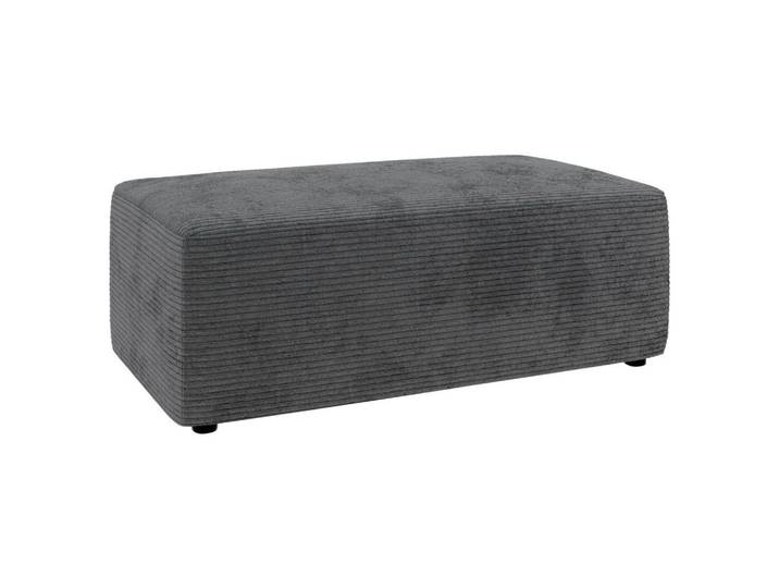 Trendmanufaktur Hocker Wien, Dunkelgrau, Kunststoff, rechteckig, 112x44x66 cm, Made in Europe, Wohnzimmer, Hocker, Sitzhocker