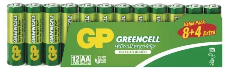 Emos GP Greencell R6 AA Zinkchloridebatterij