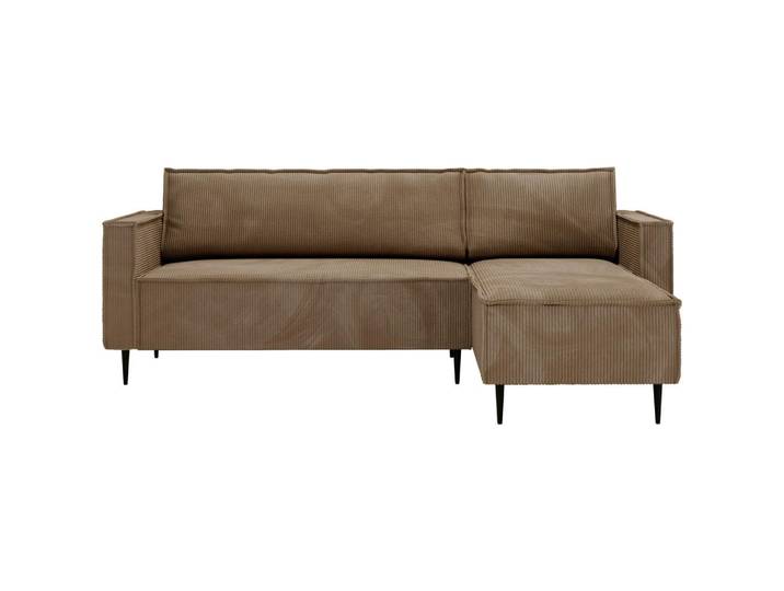 Livetastic Ecksofa, Hellbraun, Metall, 3-Sitzer, Füllung: Schaumstoff, L-Form, einmalig seitenverkehrt montierbar, 223x151 cm, Made in EU, Wohnzimmer, Sofas & Couches, Wohnlandschaften, Ecksofas